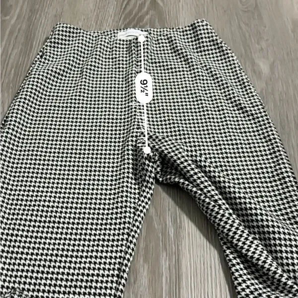 Urban Outfitters UO‎ Casey Houndstooth Plaid Kick Flare Pull-On Pants Sz XS - Image 11
