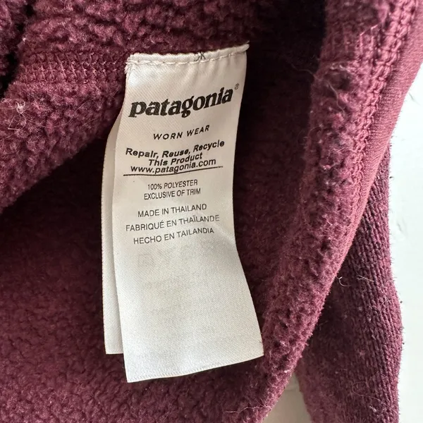 Patagonia | W's Better Sweater 1/4-Zip Fleece Jacket in Dark‎ Ruby Size Small - Image 6
