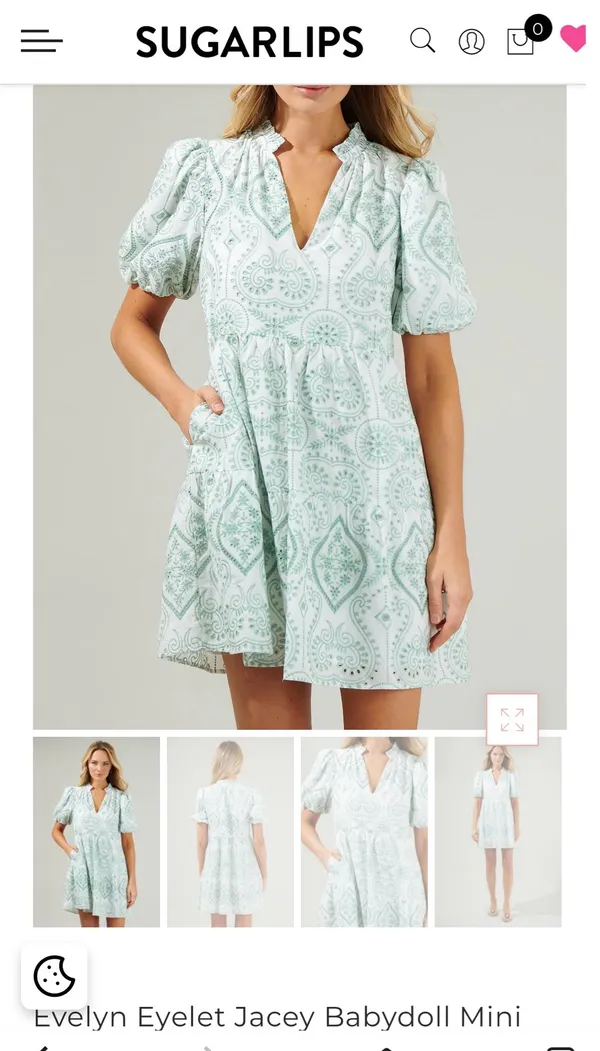 Eyelet Dress  - Image 2