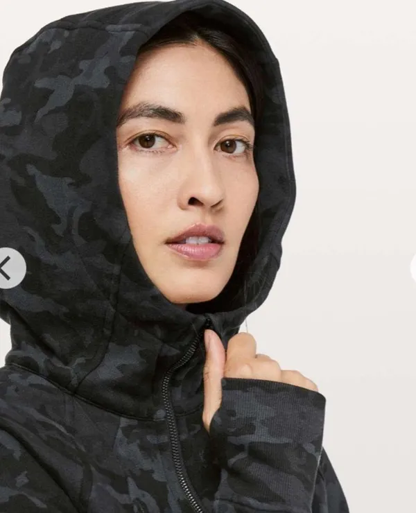 Scuba Hoodie *Light Cotton Fleece Incognito Camo Multi Grey size 4 - Image 14