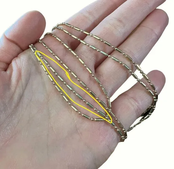 Baublebar Oval Druzy Gold Tone Multi Chain Layered Necklace - Image 8