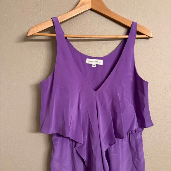AMANDA UPRICHARD‎ Silk Mini Dress - Image 5