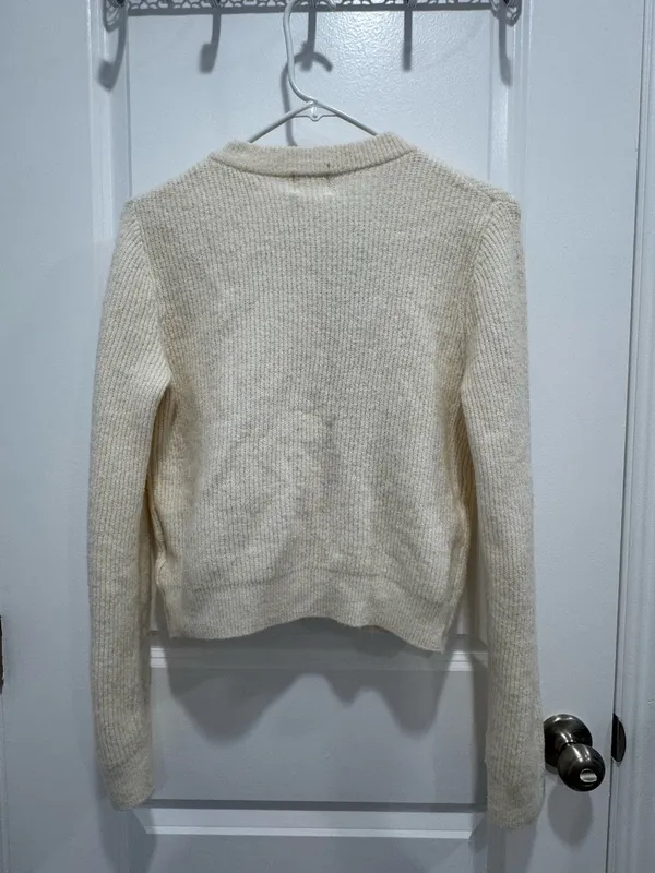 H&M Cardigan Sweater bows size S - Image 2