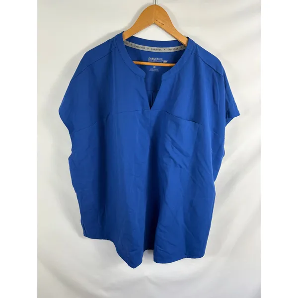 Fabletics Blue Scrub Top Size 4X - Image 2