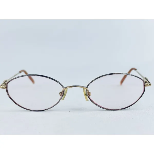 Saks 5th Avenue Womens Oval Eyeglass Frames S5A 140T 7FX 130 49 18 - Image 7