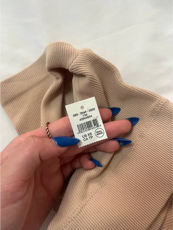 Aerie Tan Cropped Tee  - Image 3