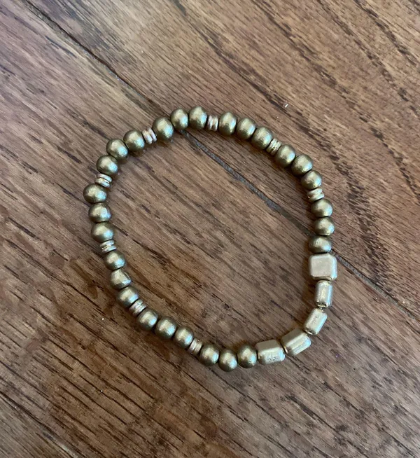 Madewell NWOT simple beaded cold stretch bracelet - Image 3