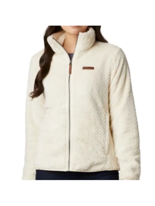 Columbia Fireside Sherpa Fleece Jacket in chalk cream S - Image 3