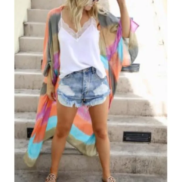 Boho Colorfully Summer Kimono (Restock!!) Multiple - Image 8