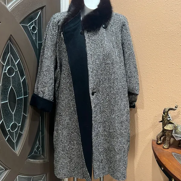 Real clothes sanyo carat alpaca coat - Image 2