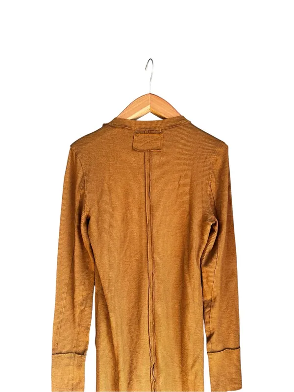Free People We The Free Gia ribbed cardigan sweater dress in tobacco brown NWT - Image 8