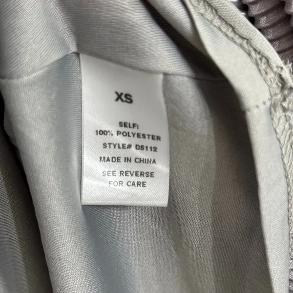 Baltic Born Athena Pleated Maxi Dress Silver Size XS New - Image 7