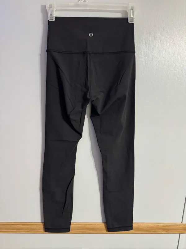 lululemon athletica Black High Waist Workout Leggings Size 4 - Image 2