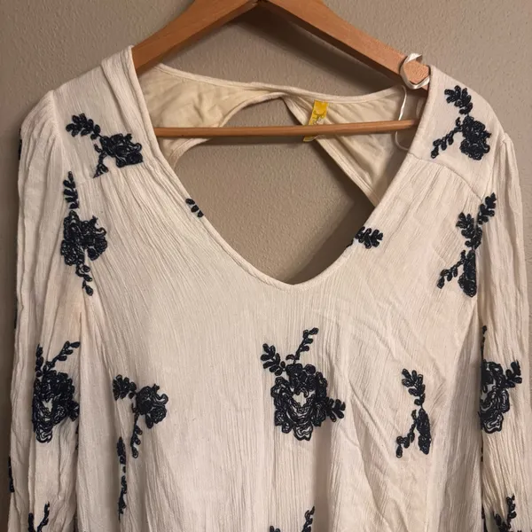 FREE PEOPLE‎ Embroidered Austin Mini Dress - Image 5