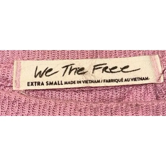Free People We the free pink long sleeve - Image 2