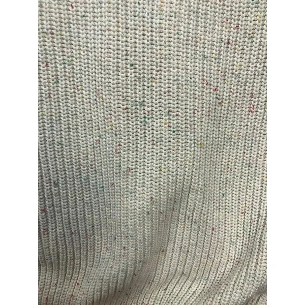 ANDRÉE BY UNIT Speckled V Neck Cotton Sweater Knit‎ Top Plus Size 2X - Image 6