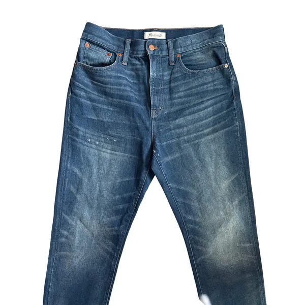 Madewell‎ The Perfect Vintage Jeans Faded Indigo Wash Cool Step Hem Size 29 - Image 10