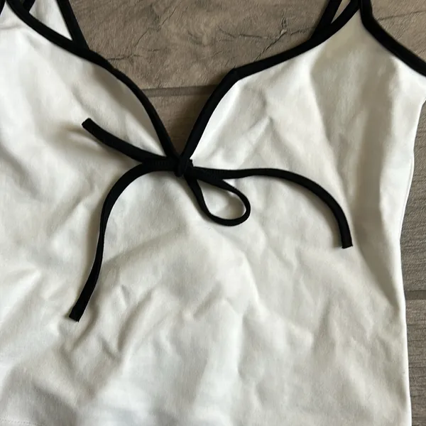 Creaman tank top White - Image 2