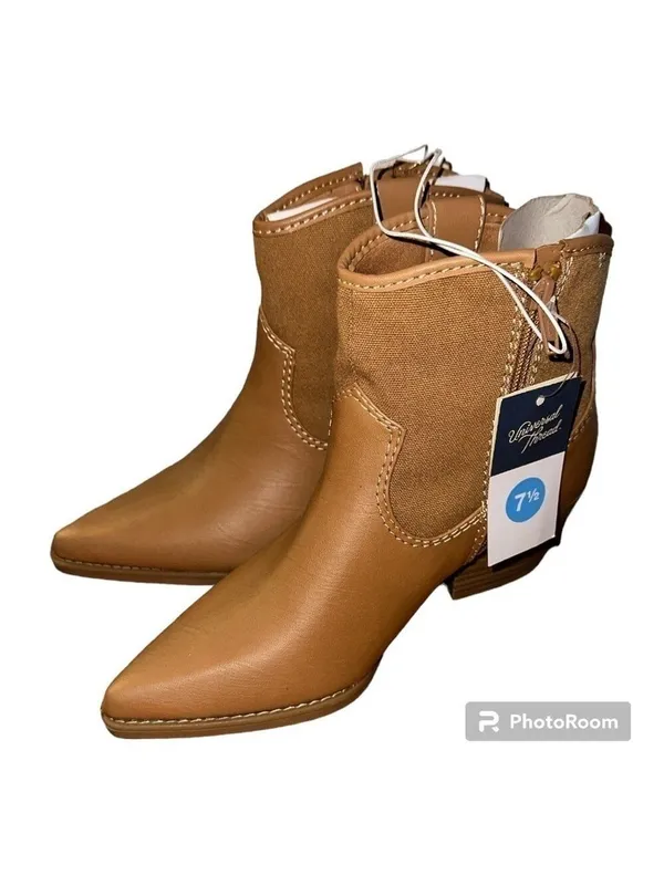 Universal Threads Tan Kay Western Boots Women's 7.5 - Image 6
