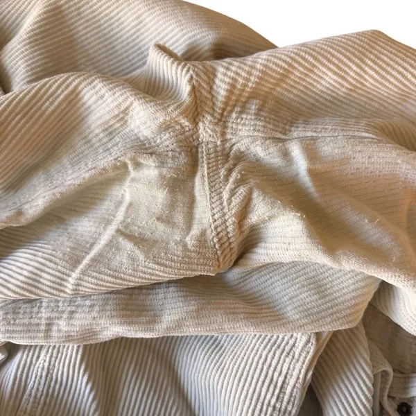 Urban Outfitters - High & Wide Corduroy Cream Y2K Grunge Wide Leg Pants Sz 31 - Image 8
