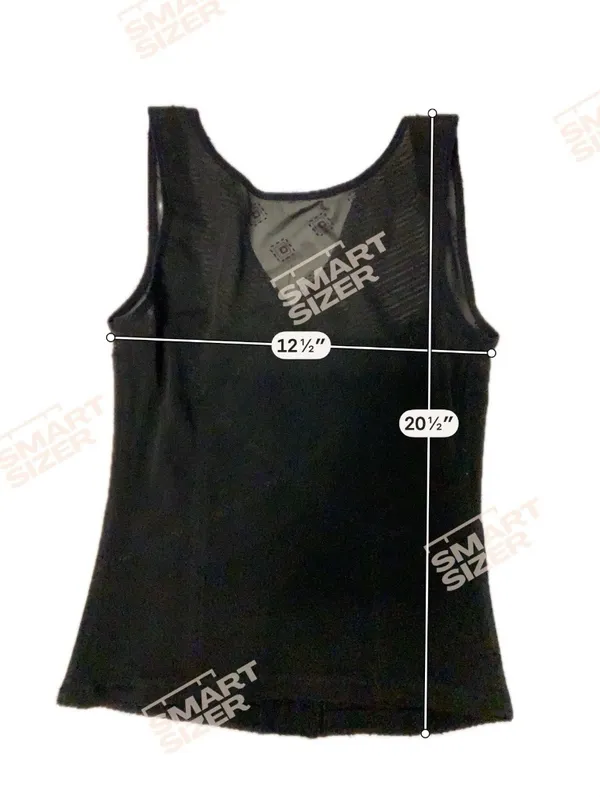 Women's Corset Shapewear Torsette Sheer Black Hook Eye Goth Alternative Detail M - Image 2