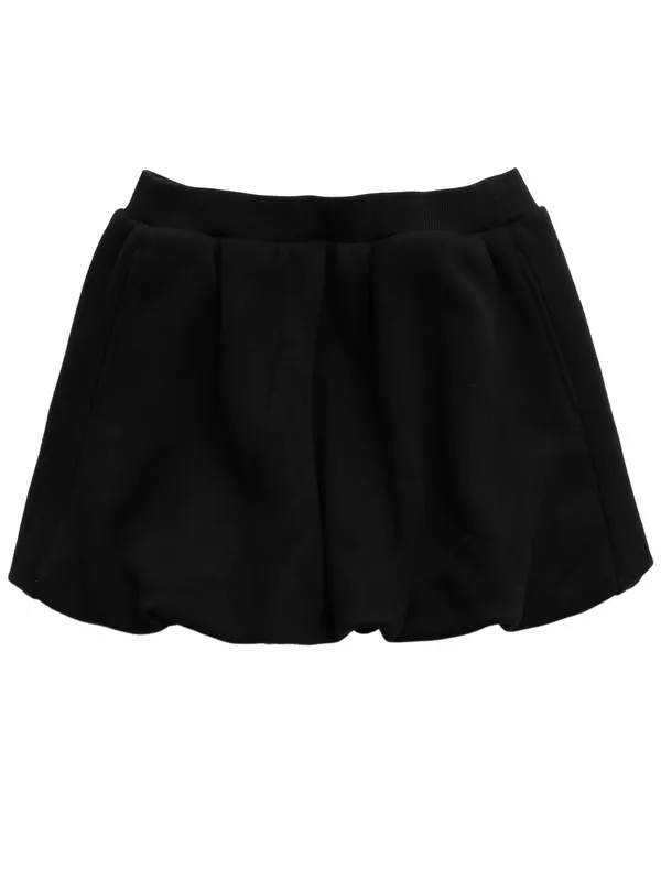 AE OFFLINE By Aerie Cloud Fleece Bubble Skort American Eagle NWT Black Large - Image 4