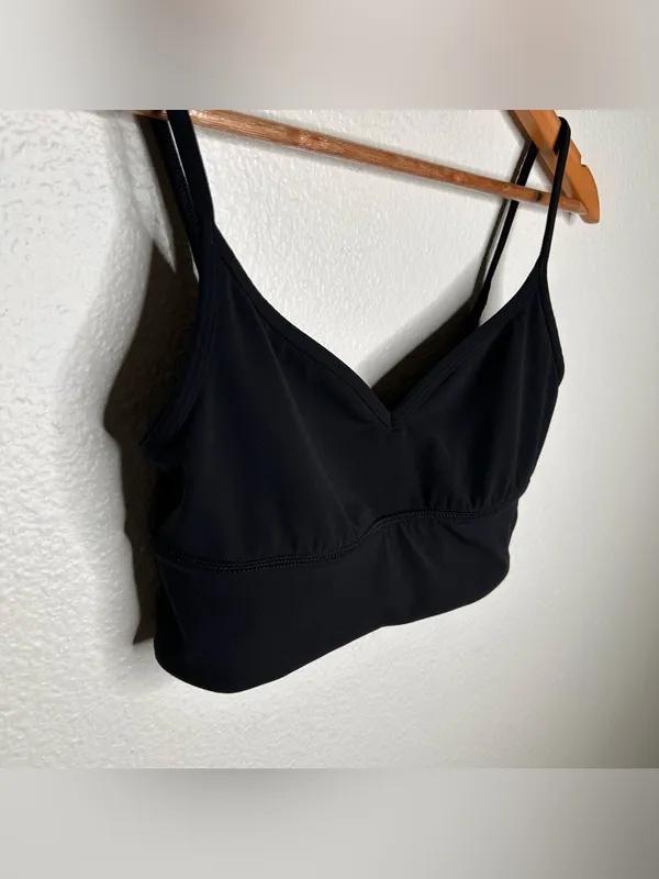 Lululemon Align Sweetheart Bra *Light Support, A/B Cup Black 6 - Image 2