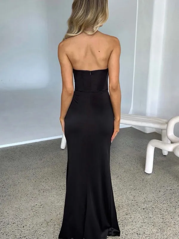 Safiya Maxi Dress - Black - Image 2