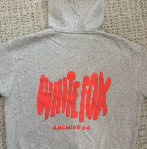 White Fox Archive 6.0 Oversized Hoodie Cloudburst - Image 5