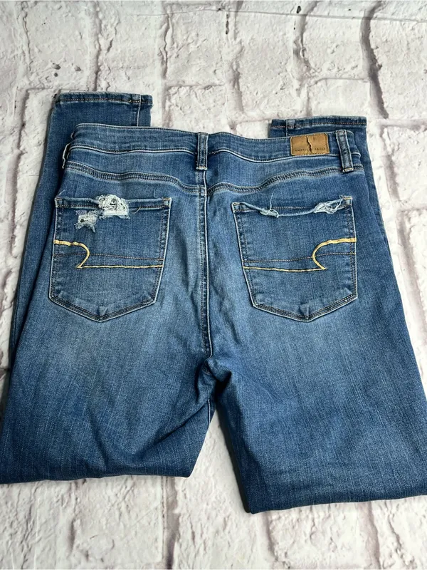 American eagle outfitters super hi-rise jegging crop jeans size 12 - Image 7
