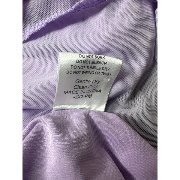 Womens Lg Lavender Ruched Cowl Neck Maxi Gown Sleeveless Purple Sexy Long Dress - Image 10