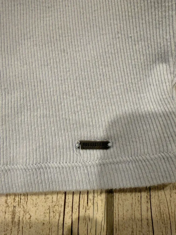 Hollister Light Blue Ribbed Tank Top - Image 2
