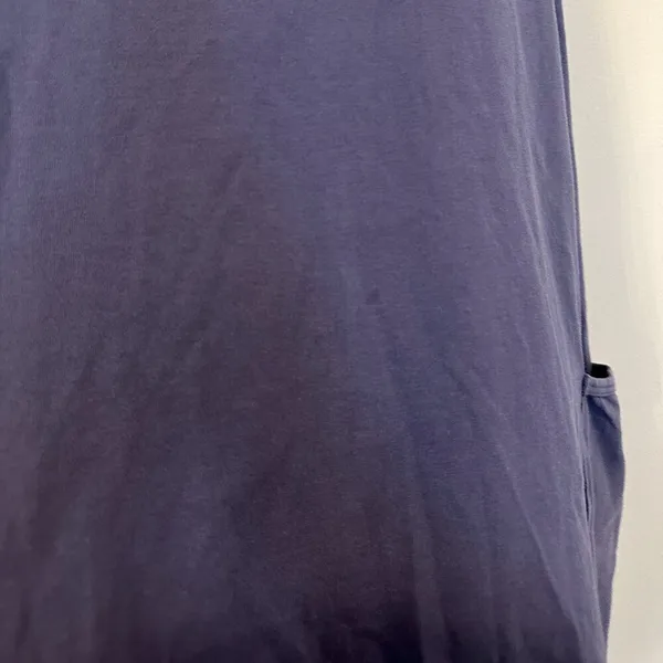 FREE PEOPLE Movement Hot Shot Mini Dress in Blue Indigo Size Large - Image 7