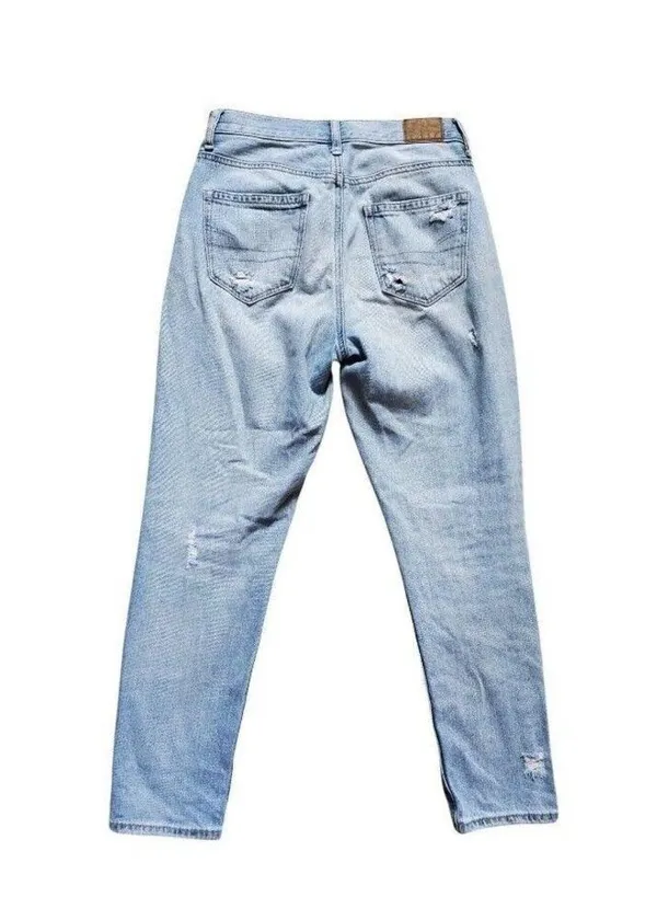 American Eagle Outfitters Pants Women Size 0 Mom Jeans Denim Short Distressed - Image 6