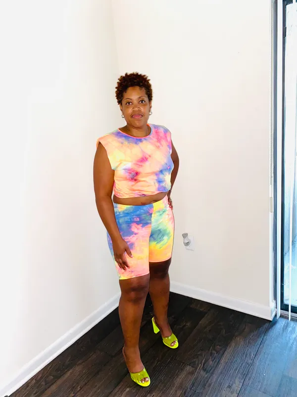 Love j Tie Dyed Short Set. - Image 5