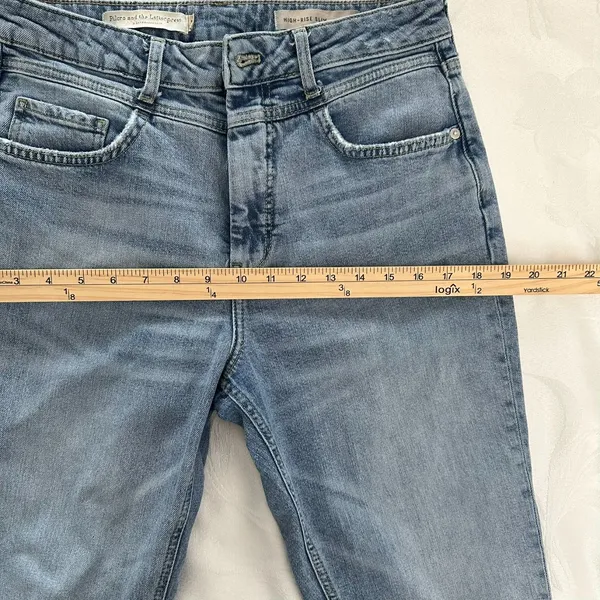 Anthropologie Pilcro Size-30 and the Letterpress Womens Jeans‎ High Rise Slim - Image 13