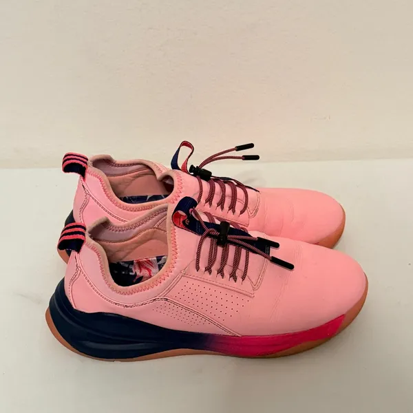 Clove Healthcare Sneakers Sz 9 Pink Navy Gradient Water Resistant Nursing Shoes - Image 7
