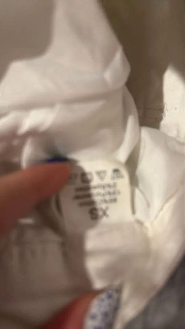 White jean shorts Size XS - Image 3