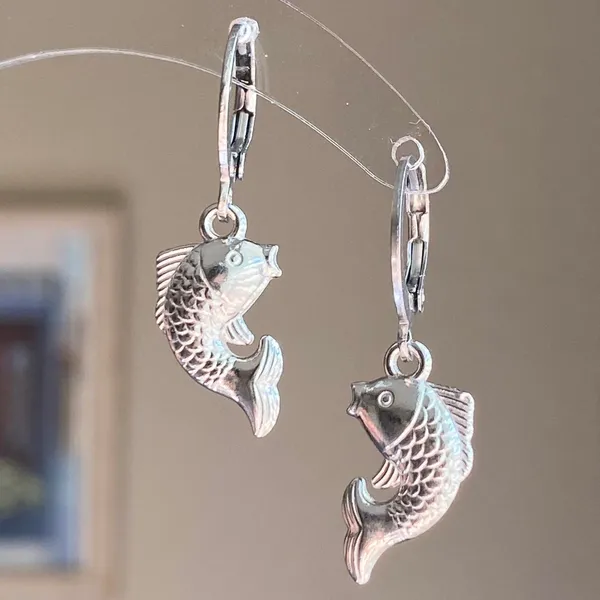 Handmade fully stainless steel koi fish simple necklace🌀🐟 - Image 7