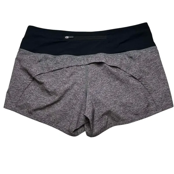 Lululemon Run Times Mid-Rise Short 4" Heather Lux Multi Black - Image 4