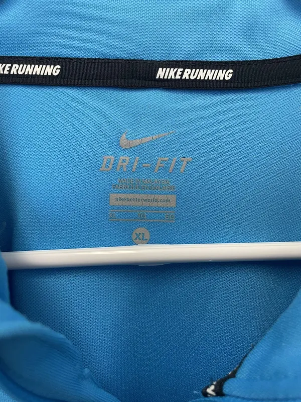 Nike Running Blue Athletic Quarter Zip Pullover - Image 3