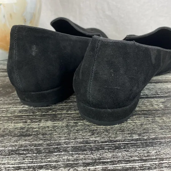 Steve Madden Black Smile Suede Loafers 8.5 - Image 8