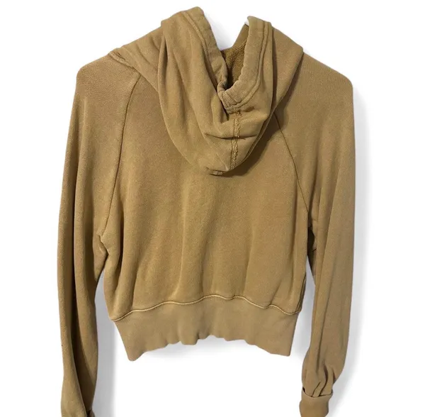 Tan Offline by Aerie zip-up hoodie size XS fits more like a medium. It supposed to fit oversized so I went with an xs for a fitted look. Accepting all offers. Excellent condition - Image 2