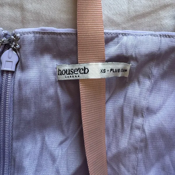 house of CB - CHRISTIANA Lavender Mini Dress - Image 7
