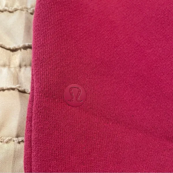 Lululemon Scuba Relaxed Fit High Rise Jogger Pants Pomegranate Pink Red 4 W5CV9S - Image 3