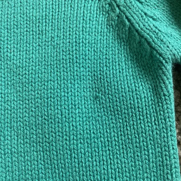 Bermuda Crest Cardigan Sweater Vintage 90s Women’s M Green Preppy Cruise Wear - Image 5