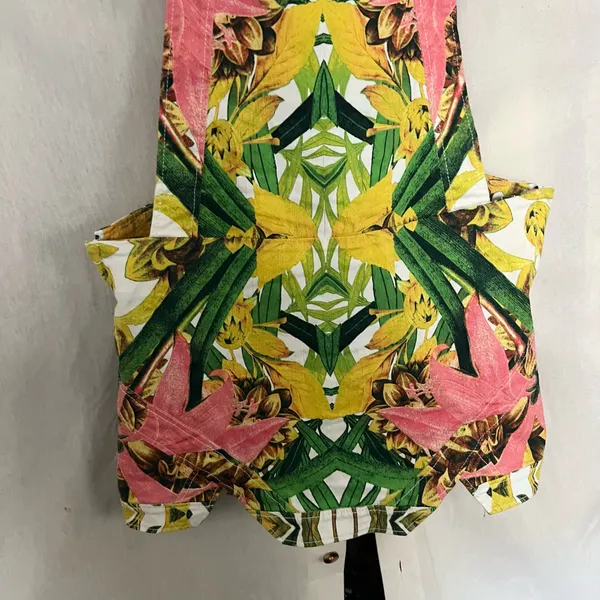 Finders Keepers Tropical Overall Denim Dress - Image 3