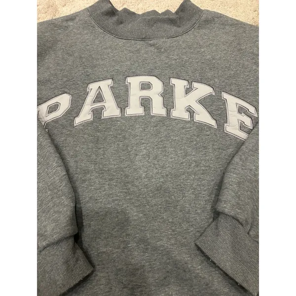 Parke Monochrome Women’s Varsity Mockneck Stormy Sweatshirt XXL SOLD OUT Fleece - Image 3