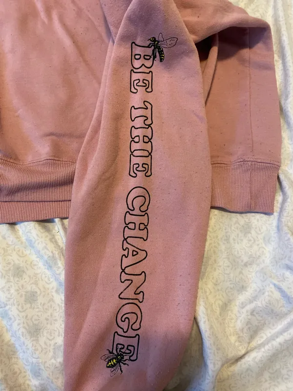 Cold crush be the change floral hoodie - Image 7