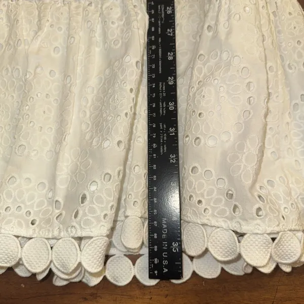 Lily Pulitzer Sz 10 Eyelet White Dress - Image 10